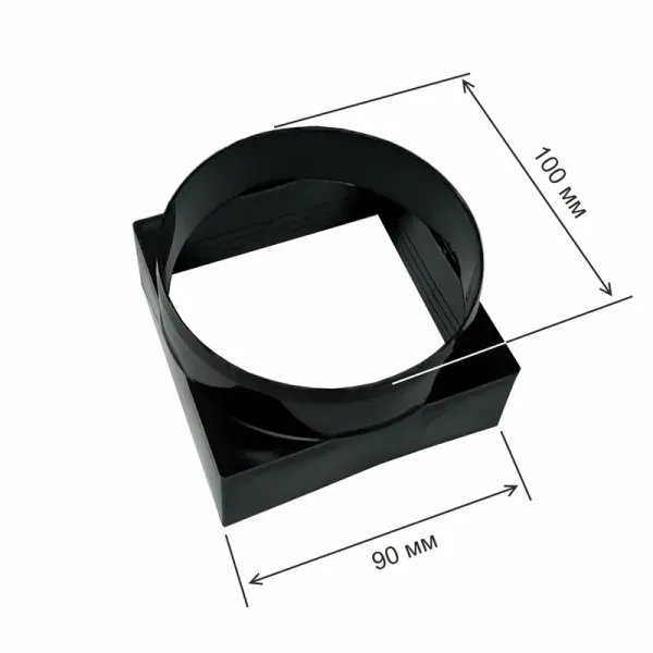 Витяжка кухонна ELEYUS VERTICAL 470 60 BL (чорна, вертикальна)