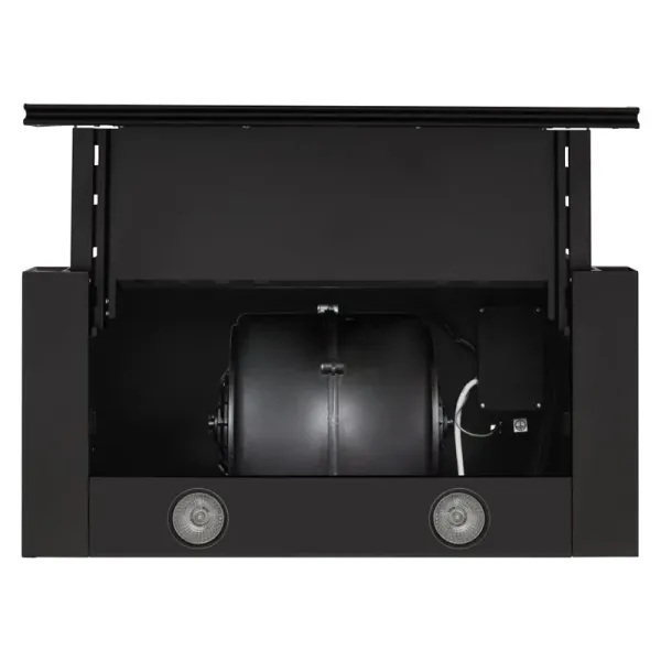 Витяжка кухонна ELEYUS BREEZE 1200 60 BL (чорна, телескопічна)