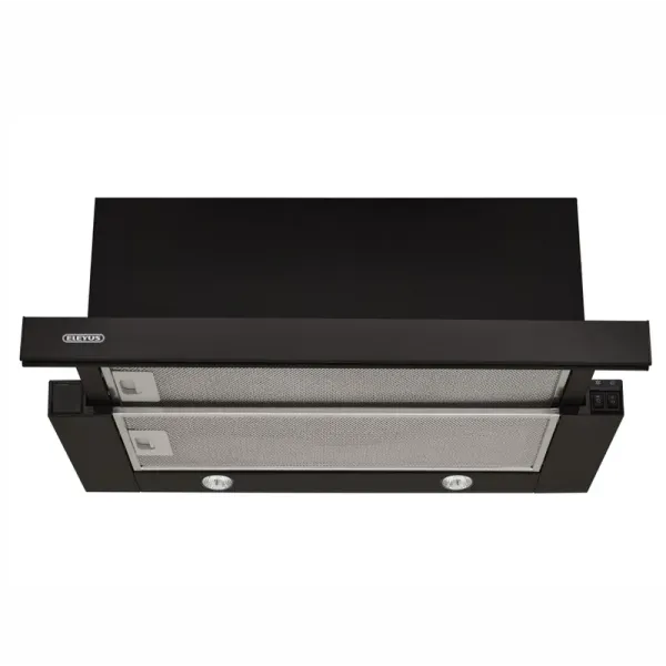 Витяжка кухонна ELEYUS BREEZE 1200 60 BL (чорна, телескопічна)