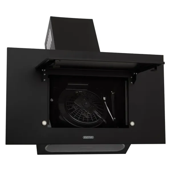 Витяжка кухонна ELEYUS VERTICAL 470 50 BL (чорна, вертикальна)