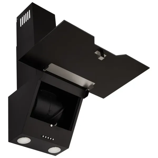 Витяжка кухонна ELEYUS SPECTRA 700 LED 60 BL (чорна, вертикальна)