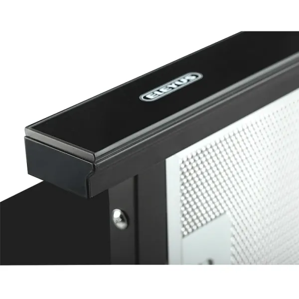 Витяжка кухонна ELEYUS STORM G 1200 LED SMD 60 BL (чорна, телескопічна)