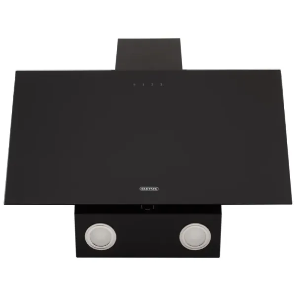 Витяжка кухонна ELEYUS CRISTAL 1000 LED 60 BL (чорна, вертикальна)