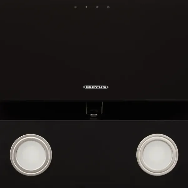 Витяжка кухонна ELEYUS CRISTAL 1000 LED 60 BL (чорна, вертикальна)