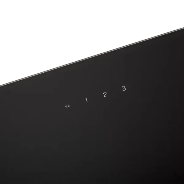 Витяжка кухонна ELEYUS CRISTAL 1000 LED 60 BL (чорна, вертикальна)