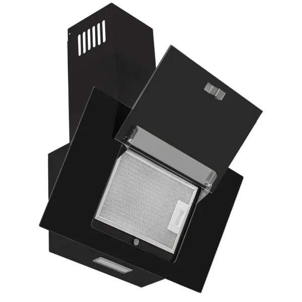 Витяжка кухонна ELEYUS SENSA 1000 LED 60 BL (чорна, вертикальна)