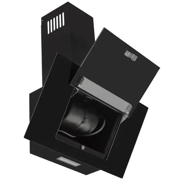 Витяжка кухонна ELEYUS SENSA 1000 LED 60 BL (чорна, вертикальна)