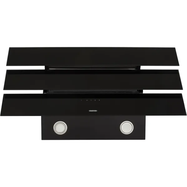 Витяжка кухонна ELEYUS FENIX 1200 LED 90 BL (чорна, вертикальна)