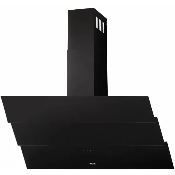Витяжка кухонна ELEYUS FENIX 1200 LED 90 BL (чорна, вертикальна)