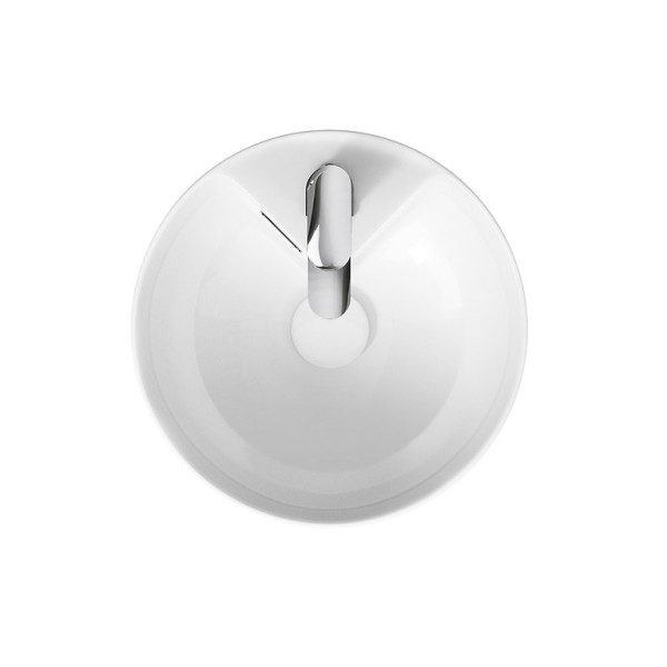 Раковина Cersanit Crea 38 см, в стільницю, кругла