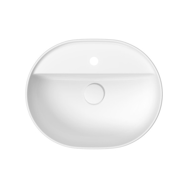 Умивальник на стільницю овальний MODUO 50х40 см з отвором для змішувача