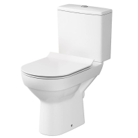 Унітаз-компакт Cersanit CITY 604 011 CLEANON 011 з бачком 3/5л і дюропластовим сидінням SLIM