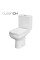 Унітаз-компакт Cersanit COLOUR 575 011 CLEANON з бачком 3/5л і дюропластовим сидінням