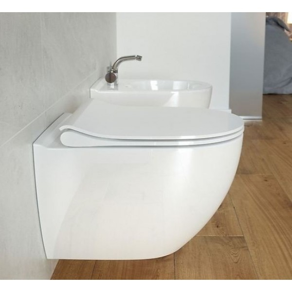 SET B246 Унітаз підвісний Cersanit ZEN CLEAN ON з дюропластовим сидінням Slim