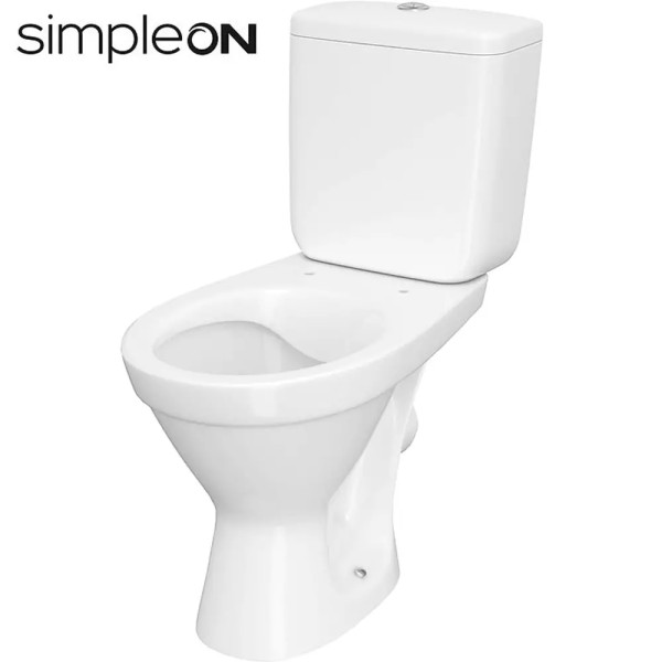 Унітаз-компакт Cersanit CERSANIA 751 SIMPLEON 011 з бачком 3/6л і дюропластовим сидінням