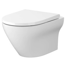 SET B331 Унітаз підвісний Cersanit Larga S701-472 з дюропластовим сидінням Slim, Soft Close