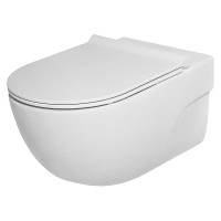 Унітаз підвісний ROCA Meridian Rimless з сидінням Slim Soft Close