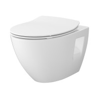 SET B904 Унітаз підвісний Cersanit MODUO PLUS CLEAN ON з дюропластовим сидінням Slim