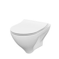 SET B291 Унітаз підвісний Cersanit MILLE CLEAN ON з дюропластовим сидінням Slim