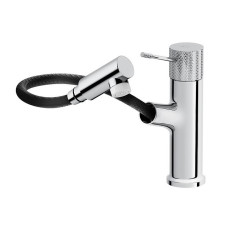 Змішувач для умивальника з висувною лійкою ZEN хром
