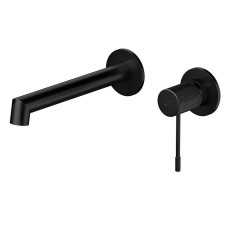 Змішувач для умивальника ZEN з коробкою прихованого монтажу, чорний