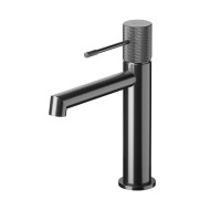 Змішувач для умивальника ZEN збройова сталь