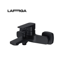 Змішувач для ванни та душу LARGA Чорний