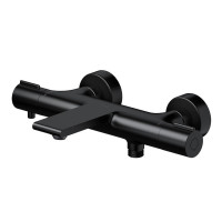 Змішувач для ванни та душу з термостатом VIRGO чорний