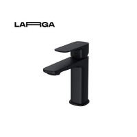 Змішувач для умивальника LARGA Чорний
