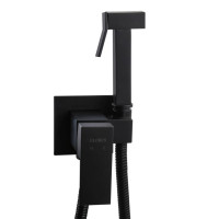 Змішувач гігієнічний Globus Lux GLN-0-106MIX-BB-Niagara-Black