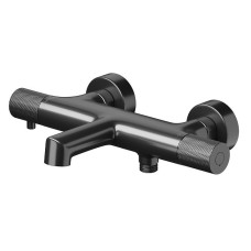 Змішувач для ванни та душу з термостатом ZEN збройова сталь