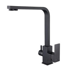Змішувач TROYA мийка чорний (осмос)