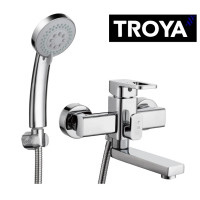 Змішувач TROYA на ванну короткий носик
