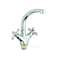 Змішувач Zegor дворукий для мийки DML4-А827