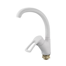 Змішувач Zegor однорукий для кухні DYU4-A181KW/Білий