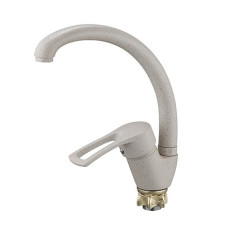 Змішувач Zegor однорукий для кухні YUB4-A181KS/Бежевий