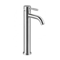 Змішувач Zegor нержавійка для умивальника високий SAP1-C090