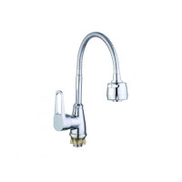 Змішувач Zegor однорукий для мийки/Гофра SOP4-E045