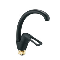 Змішувач Zegor однорукий для кухні YUB4-A181KB/Чорний