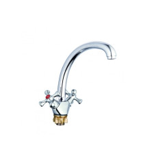 Змішувач Zegor дворукий для мийки DAK4-B827