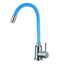 Змішувач SOLONE для кухні/ гнучкий гусак EZA4-F090BU/синій
