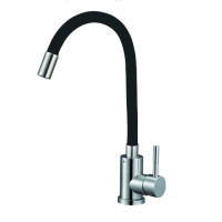 Змішувач SOLONE для кухні/ гнучкий гусак EZA4-F090KB/чорний