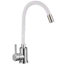 Змішувач SOLONE для кухні/ гнучкий гусак EZA4-F090KW/білий