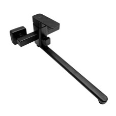 Змішувач Zegor однорукий для ванни довгий носик LEB7-B123YB/Чорний