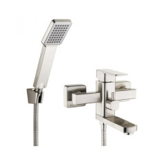 Змішувач Zegor однорукий для ванни короткий LEB3-A123KH/Сатин