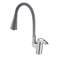 Змішувач для мийки /гнучкий сірий SWF4-F113GY