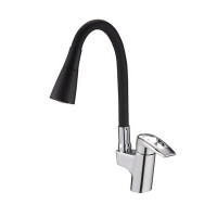 Змішувач для мийки /гнучкий SWF4-F113KB/чорний