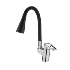 Змішувач для мийки /гнучкий SWF4-F113KB/чорний