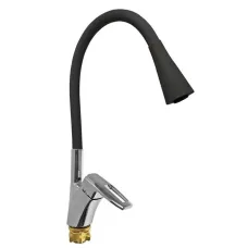 Змішувач Zegor гнучкий гусак NOF4-F033KB/чорний