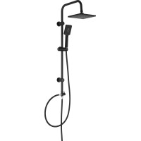 Душова стійка Zegor/чорна/квадратна